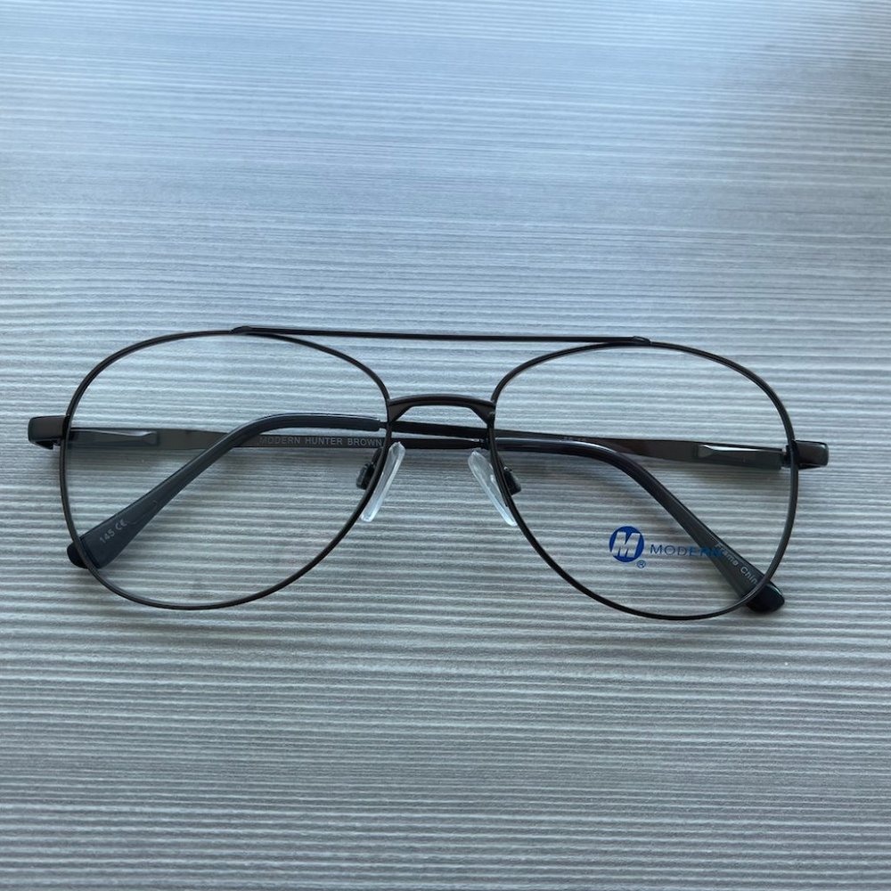 Modern Optical Hunter Frame-Brown